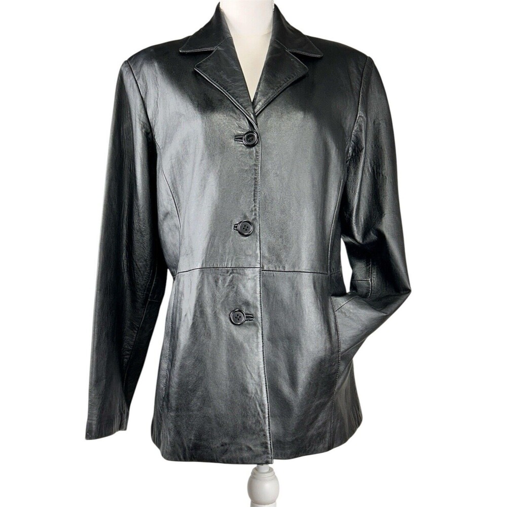 Preswick & Moore Womens Size L   Beautiful Soft Genuine Leather Jacket